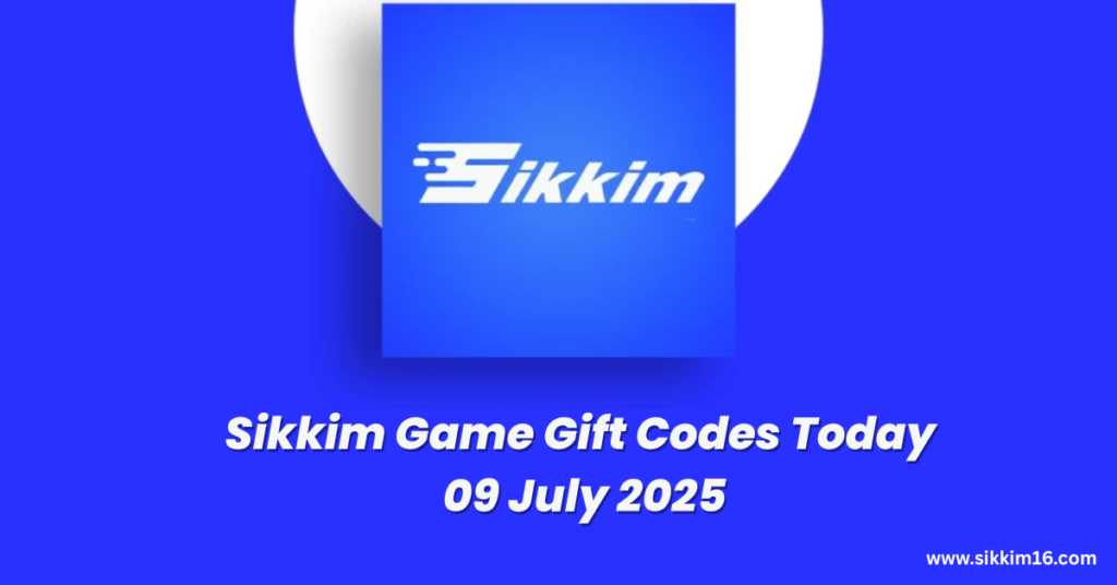 Sikkim Game Gift Codes Today 09 July 2025
